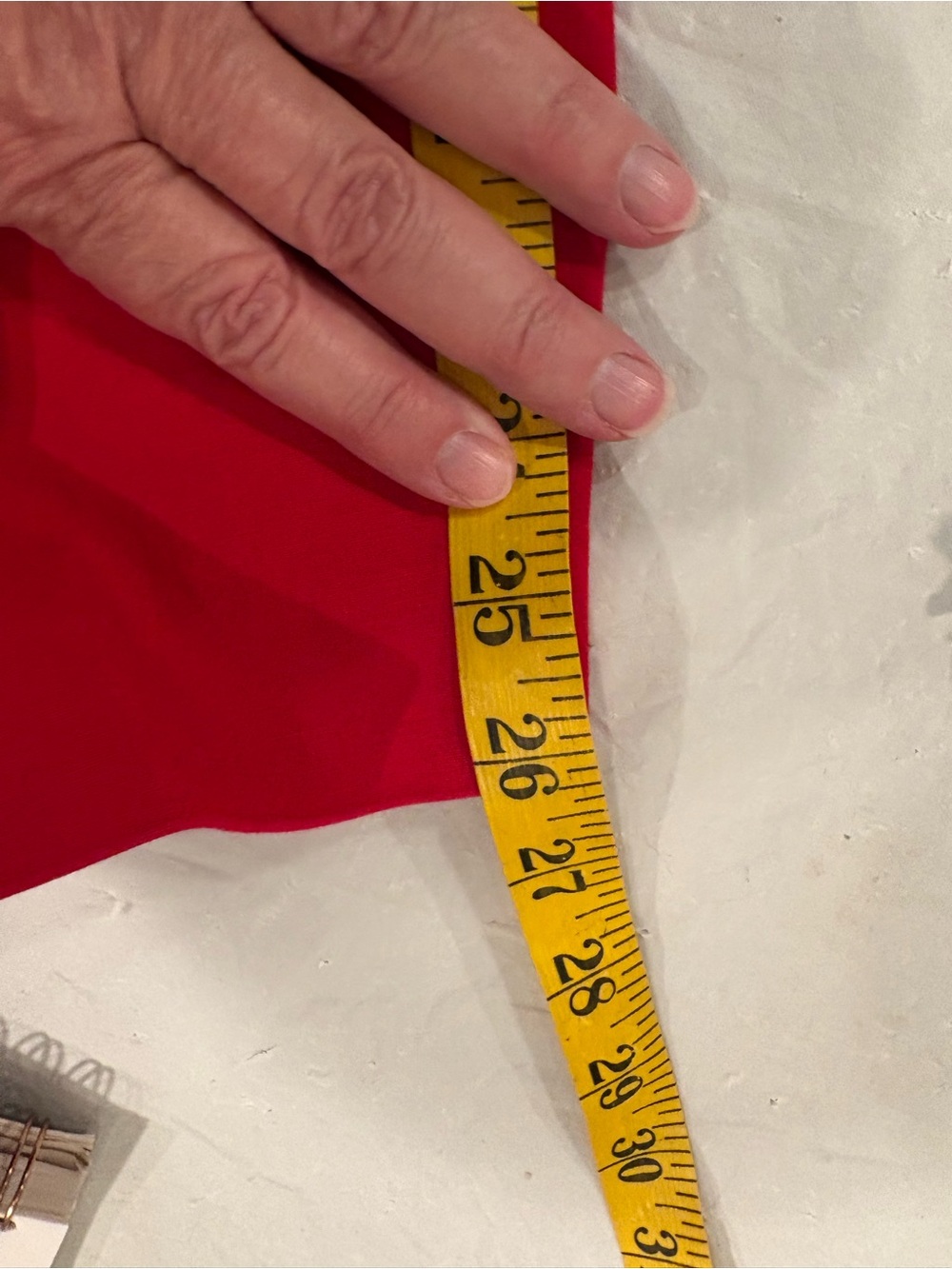 Chico's Vibrant Red Ankle-Length Pants. Size large or Chico’s size 2 - Picture 10 of 12